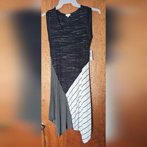 Stylish Black and White Women's Dress
